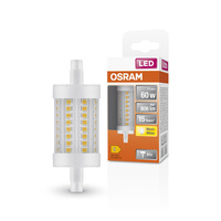 LED Leuchtmittel R7s 78mm 6,5W = 60W 806lm 2700K Warm 330° OSRAM STAR