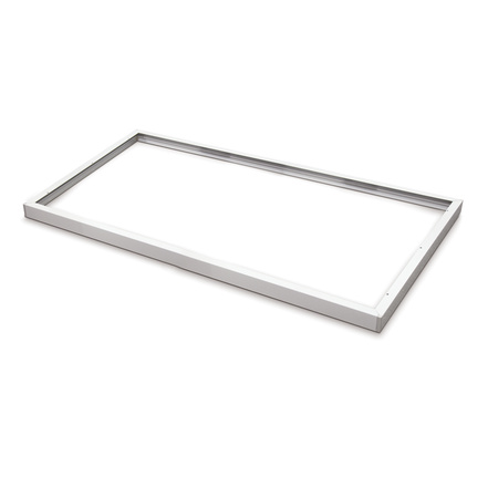 Aufputzrahmen 45mm für LED Panel 30x120cm Klik Weiß Kobi