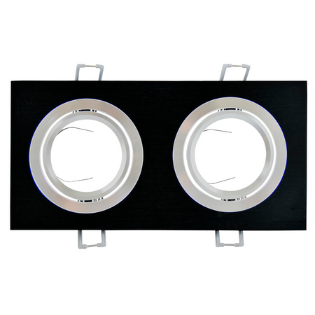 Deckenleuchte DOUBLE SOUTH OPAL GOLDLUX (Polux) SCHWARZ GU10