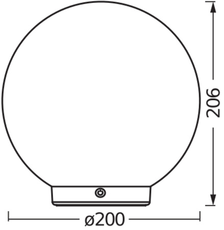 Intelligente Indoor-Lichtkugel 3.5W 200lm RGB CCT USB Dimmbar Weiß SMART+ WiFi Magic Ledvance