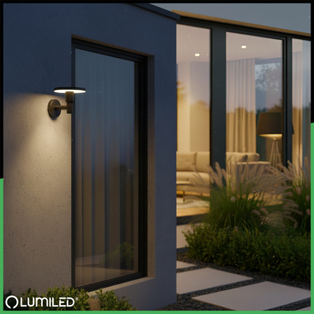 Gartenleuchte CCT LED-Wandleuchte 12W 3000-6500K IP65 CORTUS LUMILED