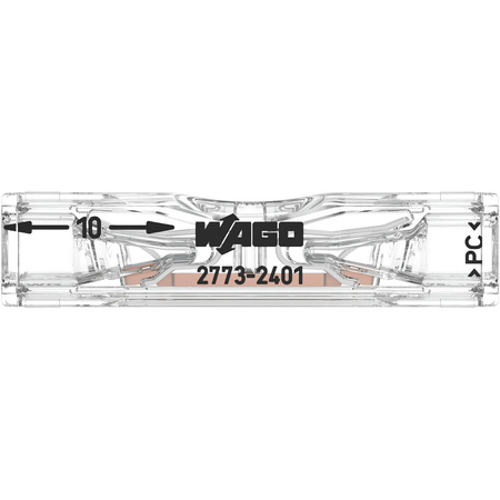 Installationsverbinder Schnellverbinder 2773-2401 Durchgangsloch 2x4mm WAGO