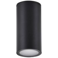 Hermetisch montierte Deckenleuchte für den Außenbereich Schwarz LED GU10 ATLANTA IP54 GOLDLUX (Polux)