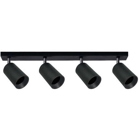 Streifenleuchte Decken- und Wandleuchte LED 4 xGU10 MARIBEL Schwarz GOLDLUX (Polux)