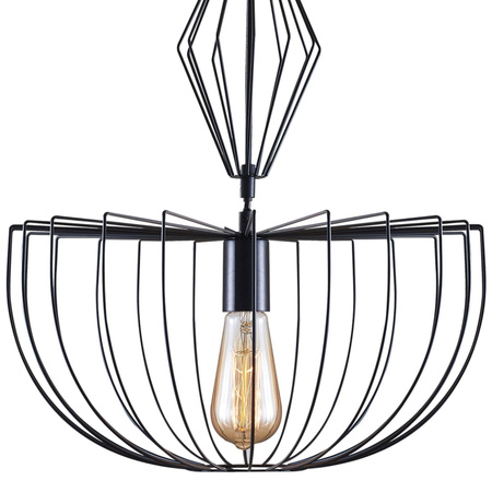 Hängelampe Hängend E27 Schwarz Jasmina Sanico Goldlux