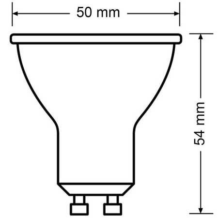 LED GU10 4,7W 350lm 2700K Warm LEDVANCE SMART+ ZigBee dimmbare Glühbirne
