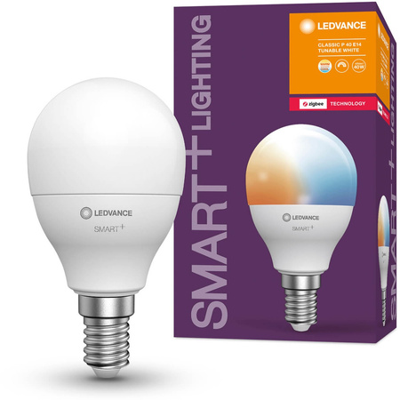 E14 P45 4.9W 470lm CCT LEDVANCE SMART+ ZigBee dimmbare LED Lampe