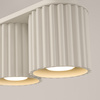 Aufbaustrahler 2x GU10 Aluminium Beige Aura Deep Space SL.1790 Sollux