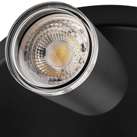 Spot GU10 IP44 ADERO Schwarz Lumiled LED Spot Reflektor Deckenleuchte