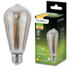 LED Lampen E27, Glühbirne ST64 6W = 50W 420lm 360° 2200K warm Smokey Glühfaden LUMILED