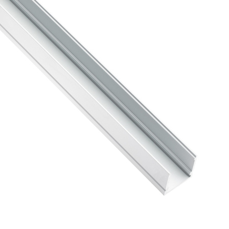 Fassaden-Anodierter Aluminium-Profil für LED-Streifen KM38, 2m Silber LUMILED