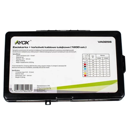 Crimpwerkzeug Crimpverbinder Crimpverbinder Endhülsen Kabelsatz x1200