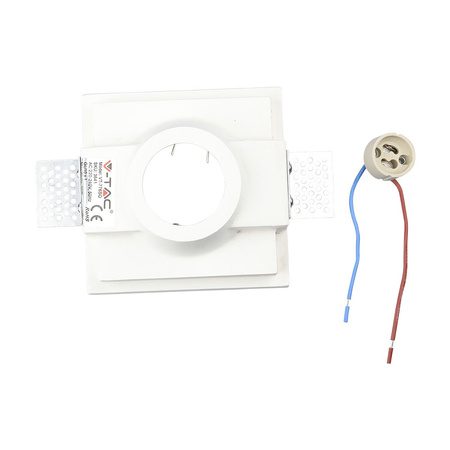 Deckenleuchte Unterputz GU10 quadratisch weiß VT-776 V-TAC