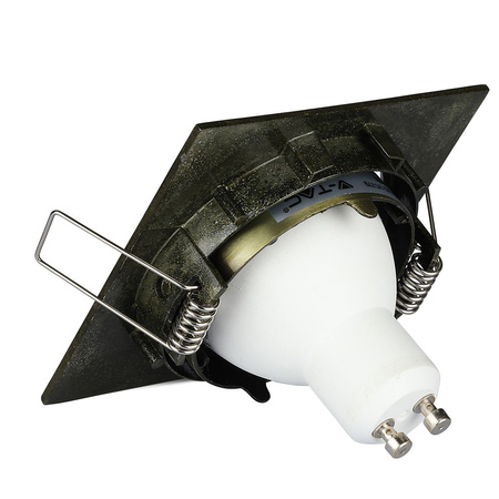 Deckenleuchte Unterputz GU10 Quadrat Gold VT-779 V-TAC