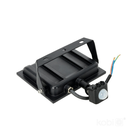 LED-Flutlicht Halogen 50W 4270lm 4000K IP65 Schwarz Bewegungsmelder MH Kobi