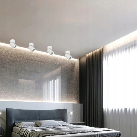 TIMO Decken-/Wandleuchte Reflektor bewegliche Halogenleuchte 1 xGU10 weißes LVT