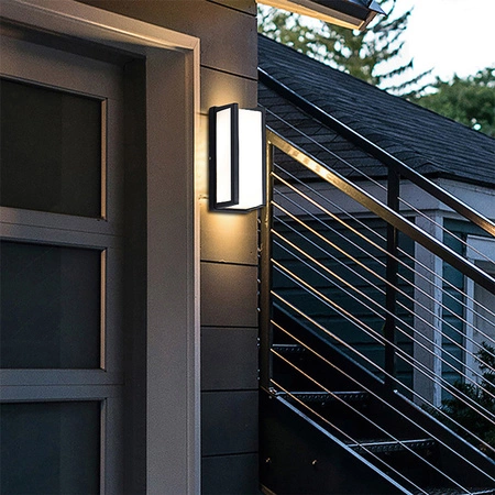 Gartenwandleuchte rechteckig E27 E27 KOBE GOLDLUX (Polux)