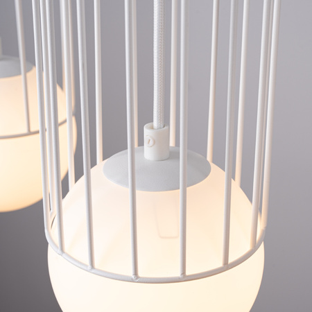 BRINA 3L 3xG9 Weiß Modern SOLLUX Decke Pendelleuchte