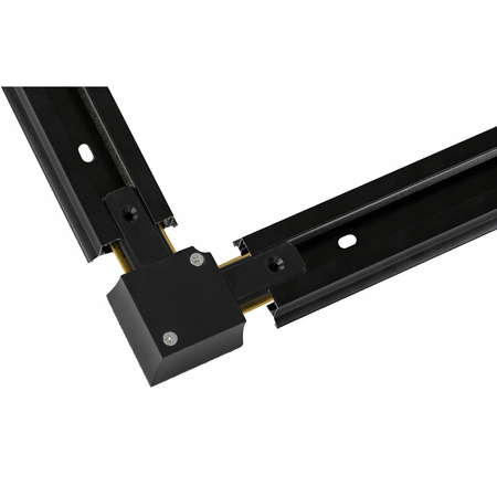Winkel-Eckverbinder für 1-Phasen-Stromschienen-System Schwarz LUMILED