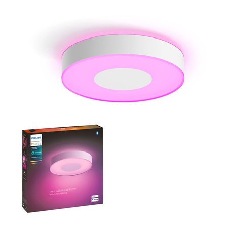 Plafond LED Xamento Deckenleuchte für Badezimmer Weiß 33.5W 38cm IP44 CCT RGB PHILIPS HUE Bluetooth 