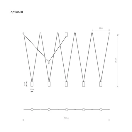 MORE EYE V 7825 Nowodvorski Schwarz 5xGU10 Hängelampe für Loft