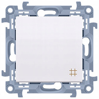 Lichtschalter Einzeltreppenkreuzschalter Weiß CW7.01/11 KONTAKT SIMON