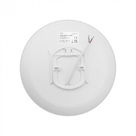 LED-Deckenleuchte 24W 1900lm 4000K Neutral mit austauschbarem schwarzem oder weißem Rahmen Ecolight