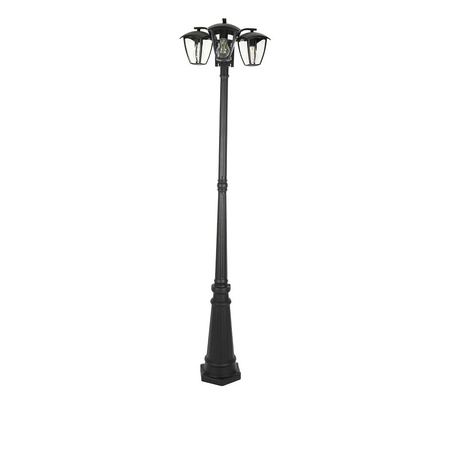 Gartenlampe Laterne 3xE27 Hoch 199CM Schwarz VT-740 V-TAC