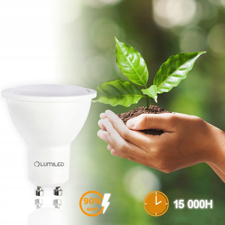 LED Lampen GU10, Glühbirne 3W = 30W 270lm 120° 3000K warm LUMILED