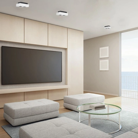 Anbauleuchte HALOGEN Beweglich 2x GU10 Rechteckig Weiß 85mm NEMO