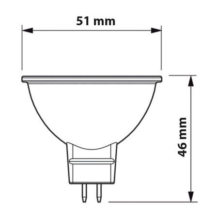 LED Leuchtmittel MR16 2,9W = 20W 230lm 2700K Warm 36° 12V PHILIPS