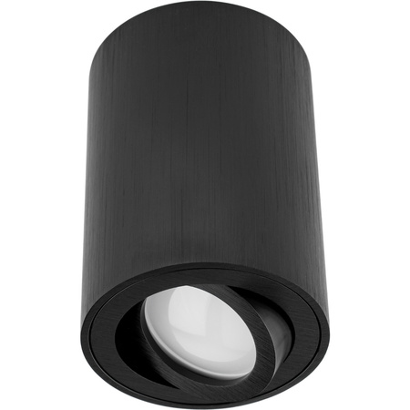 Aufbau-Halogenleuchte Spot OH36 KOBI ROUND MOVABLE GU10 Schwarz