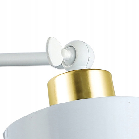 Wandleuchte Spotlight Wandleuchte E27 Moving White Gold Elza Masterled