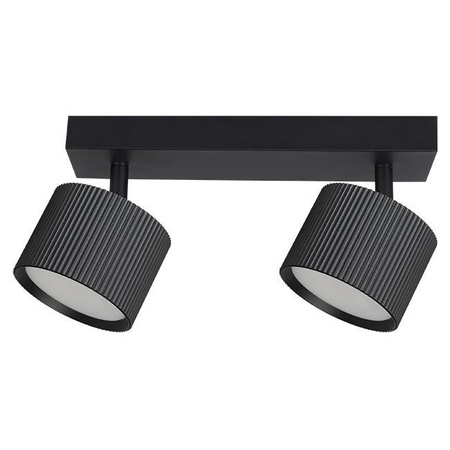 Spot Tuba Deckenleuchte Reflektor Halogenleuchte 2x GX53 Moving Black Orbin Masterled