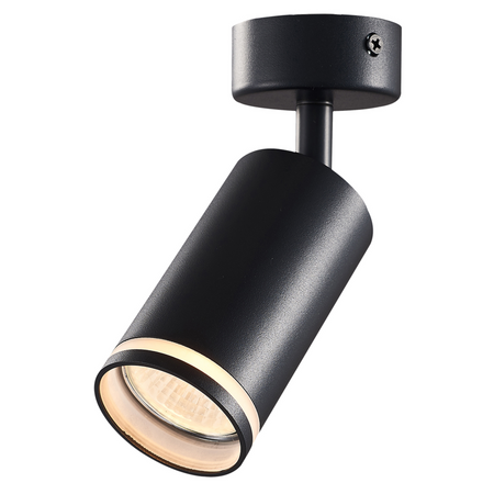 GU10 Schwarz PARIS Sanico Goldlux Wand- und Decken-Reflektorstrahler