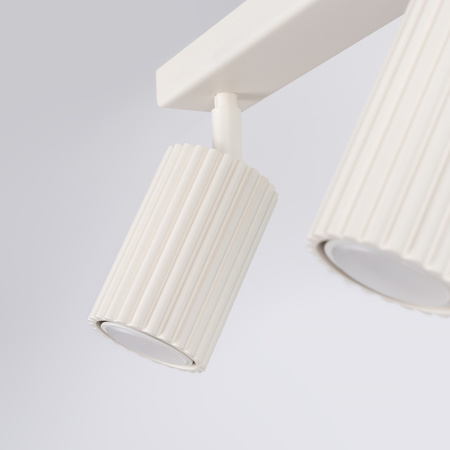 Tuba Spot Reflektor Deckenleuchte 3x GU10 Beige Carbon Deep Space SL.1600 Sollux