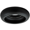 Helios GOLDLUX (Polux) Gips-Deckeneinbauleuchte rund mattschwarz MR16