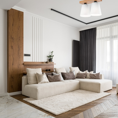 LULA Deckenleuchte 2xE27 Eiche weiß LM-2.200 Lamkur