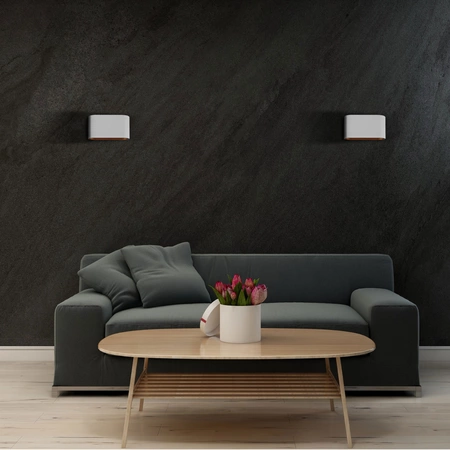 Wandleuchte Außenfassadenleuchte G9 Weiß Gold Elissa Sanico Goldlux