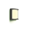 SAMONDRA 3.8W 2700K IP44 Anthrazit PHILIPS Garten LED Wandlampe