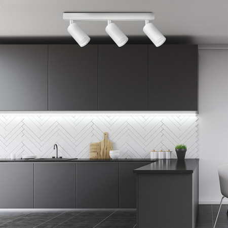 Wand- und Deckenstrahler Leuchte 3x GU10 Weiß LONDON Sanico Goldlux