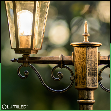 Gartenleuchte E27, Dekorative Außenlaterne 200cm BELLIS LUMILED