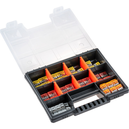 Schnellverbinder WAGO Installationsverbinder Set à 100 Stück - 20x2273-202 2X2,5MM + 30x203 3X2,5MM + 30x204 4X2,5MM + 20x205 5X2,5M