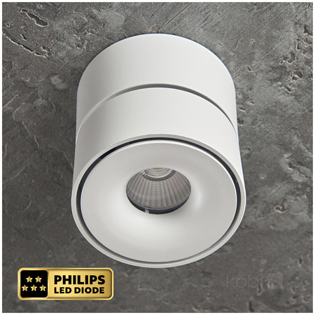 Deckenleuchte Reflektor einstellbar LED 9W 550lm 3000K Warm Dimmbar CRI90 Weiß Lahti Kobi