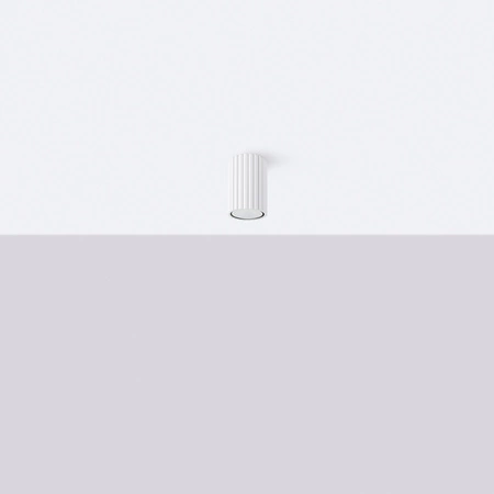 Deckenleuchte Aufbauleuchte Tuba Spot GU10 Weiß Carbon Deep Space SL.1530 Sollux