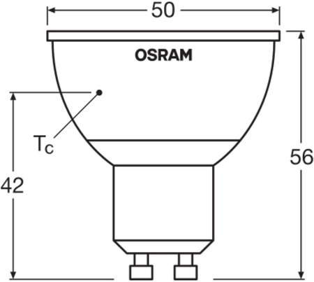 GU10 LED Leuchtmittel 4,5W = 25W 250lm RGBW 120° OSRAM Star Pilot