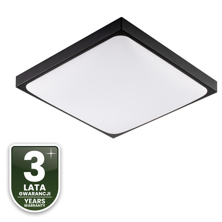 LED-Deckensegel 2x E27 DUALIO Quadratisch IP44 30cm LUMILED