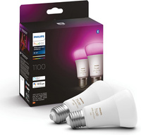 2PAK LED-Glühbirne E27 A60 9W CCT RGB PHILIPS HUE Weiß & COLOR Ambiente Bluetooth Zigbee