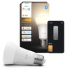 LED-Glühbirne E27 A60 9,5W = 75W 1100lm 2700K Warmweiß SMART Smart Bluetooth ZigBee Weiß Philips HUE