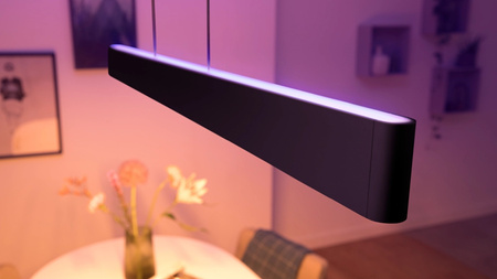 ENSIS Deckenleuchte Schwarz 79W CCT RGB Top Down PHILIPS HUE Bluetooth Zigbee